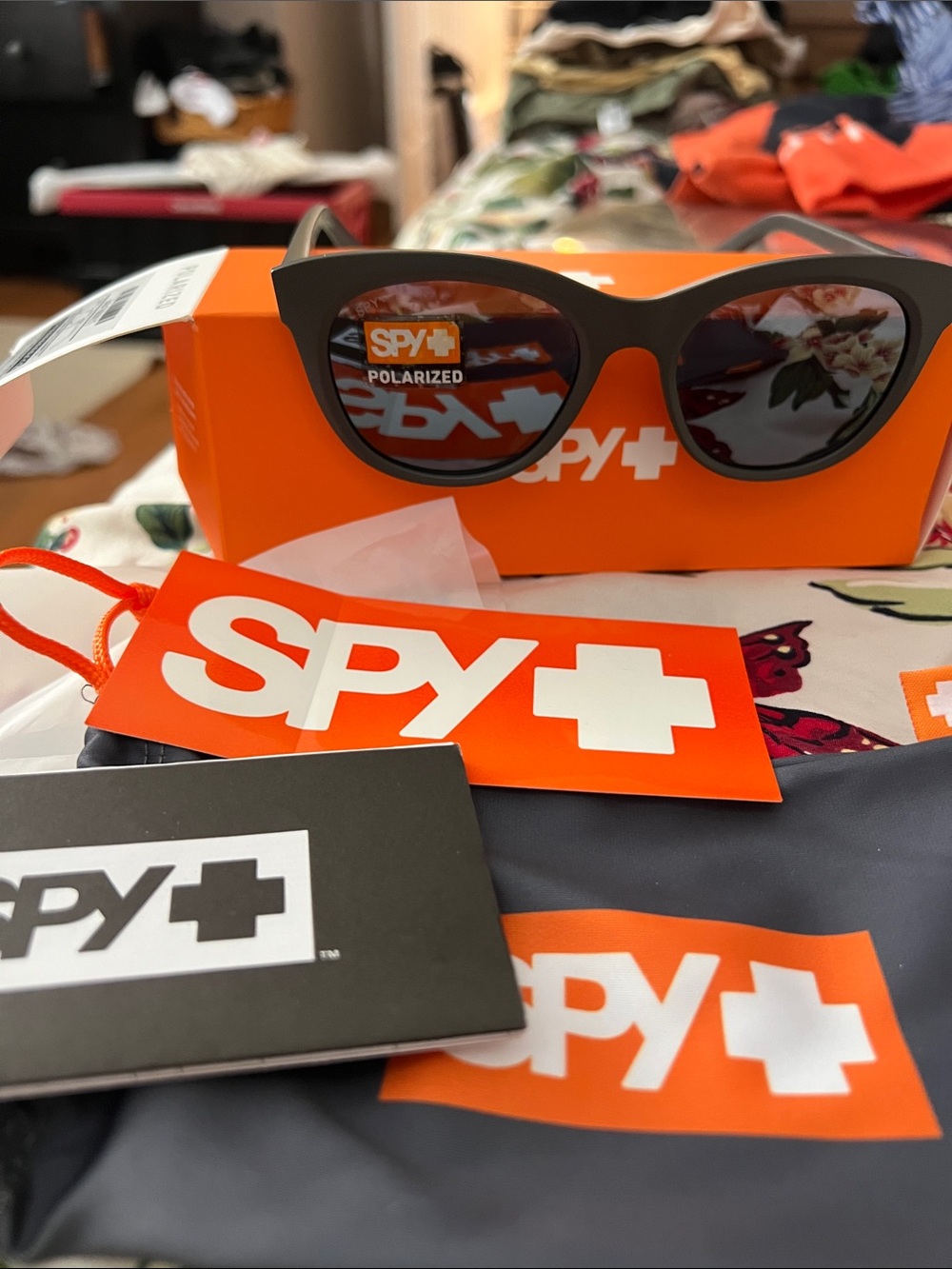 SPY bewilder matte gunmetal POLARIZED - Picture 3 of 4